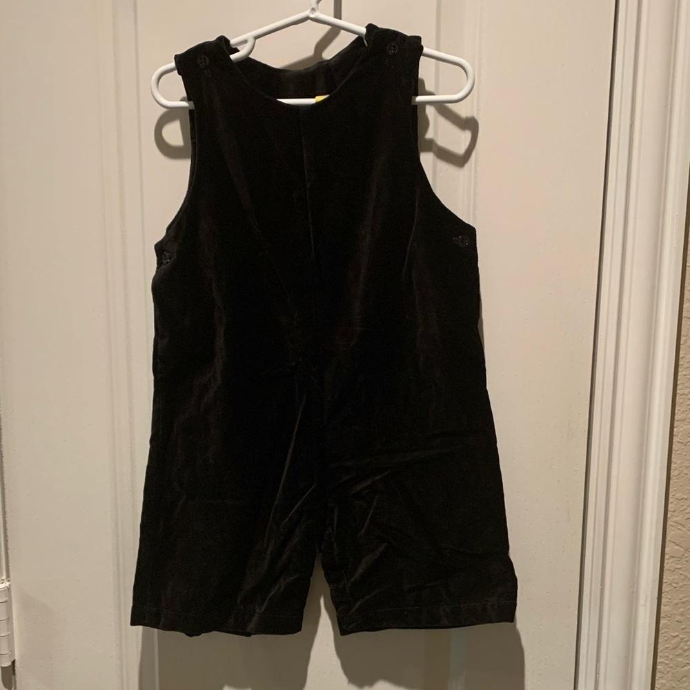Boys Velvet Romper